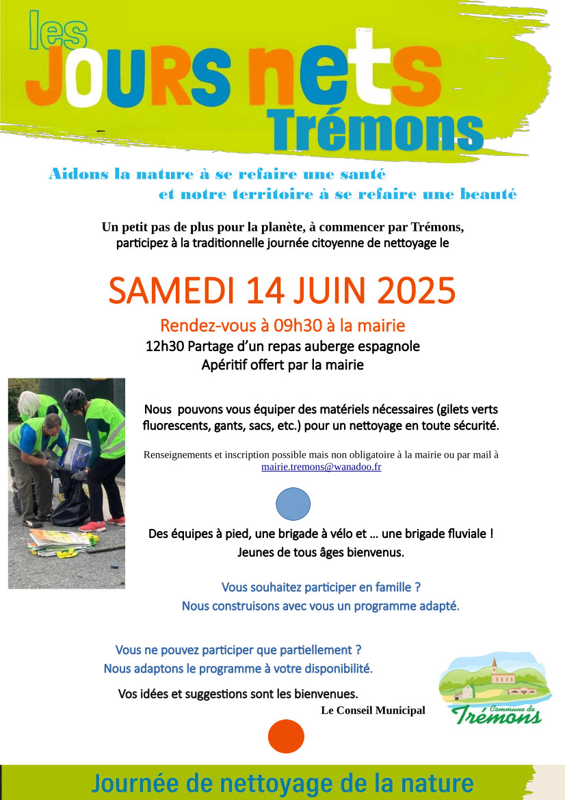 Flyer A4 Jours Nets 2025